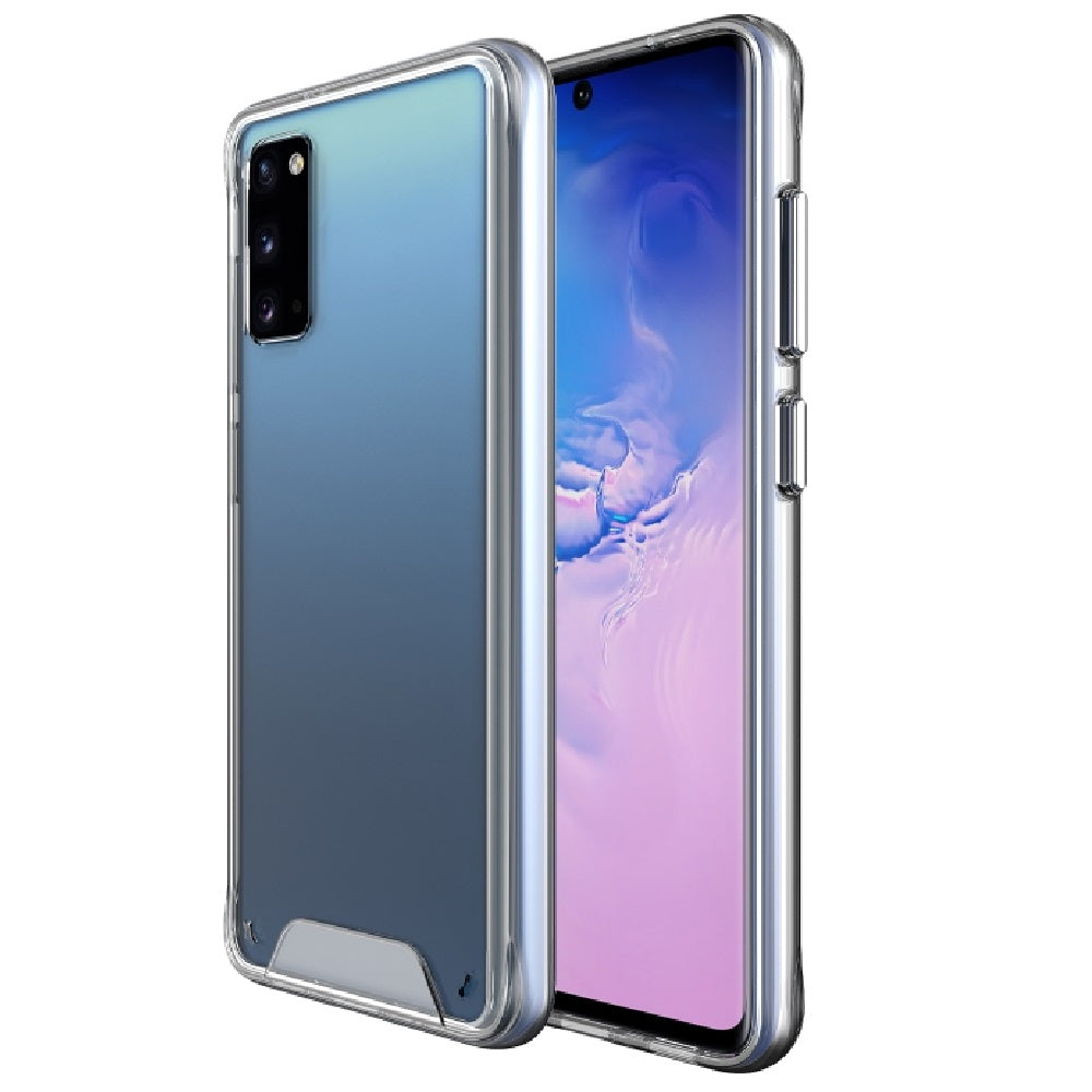 Case Space Transparente y Mica de vidrio templado-iPhone Xs Max. SPACE