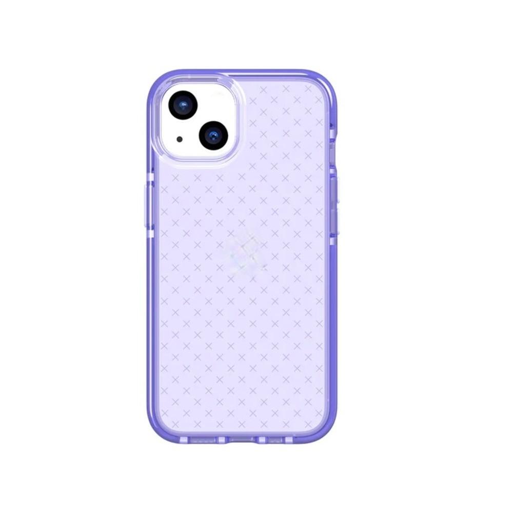 Funda Case para iPhone 12 TECH21 Evo Check Lila Antishock