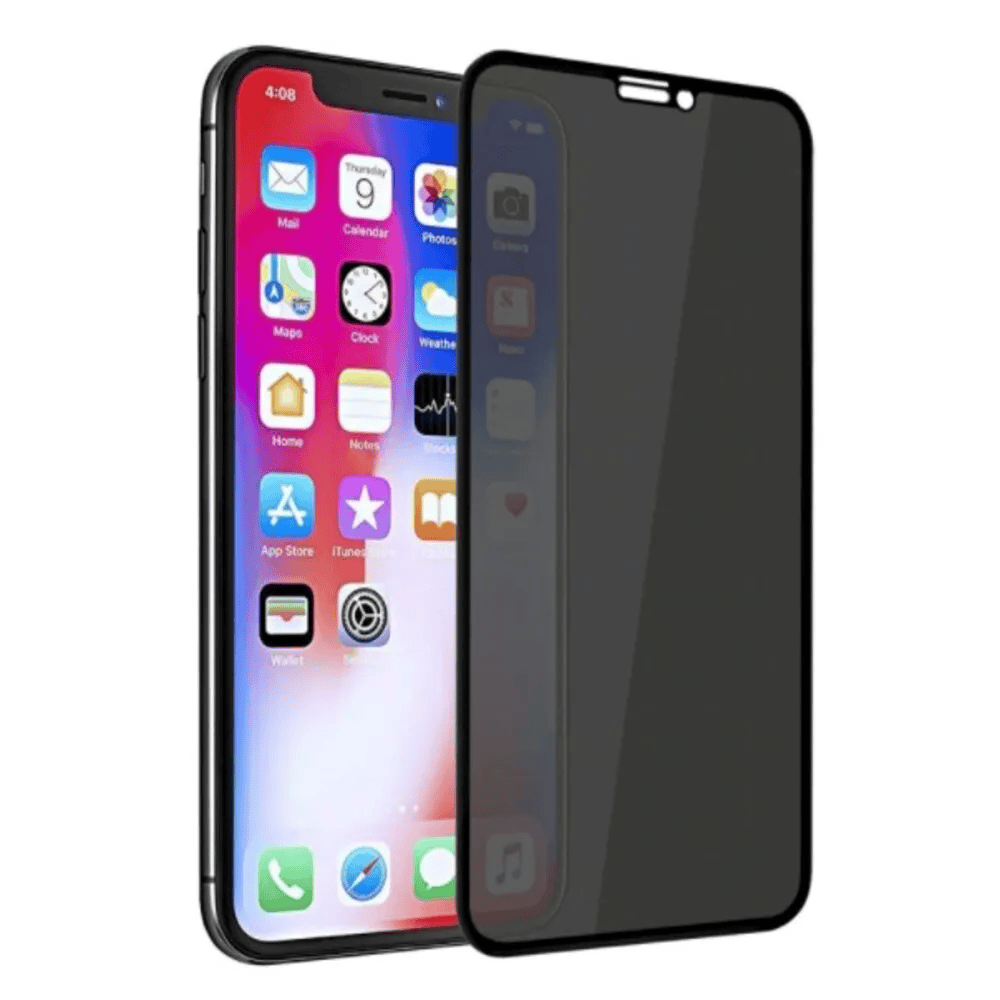 Mica para iPhone XS Max Vidrio Templado Anti-Espía