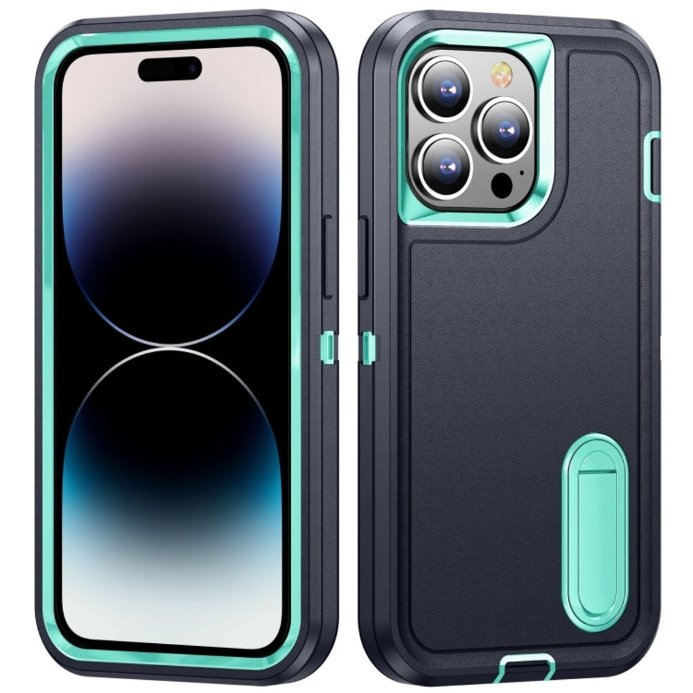 Funda para iPhone 12 Adventure Extreme Negro-Celeste