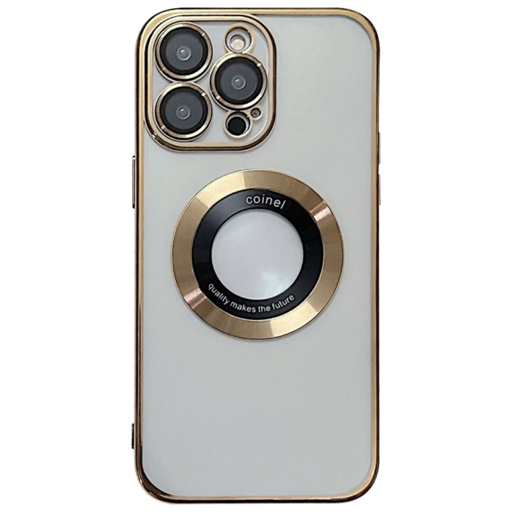 Funda para iPhone 11 Magsafe Metalizado Dorado Antishock Resistente