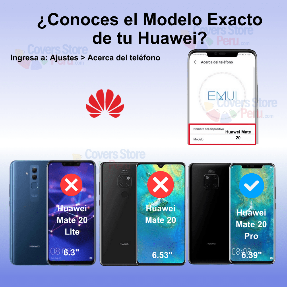 Mica Protector para Lente de Cámara de Huawei Mate 20 Pro