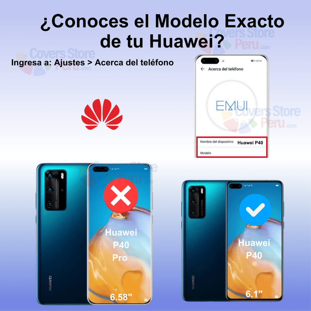 Mica Protector para Lente de Cámara de Huawei P40 Antishock