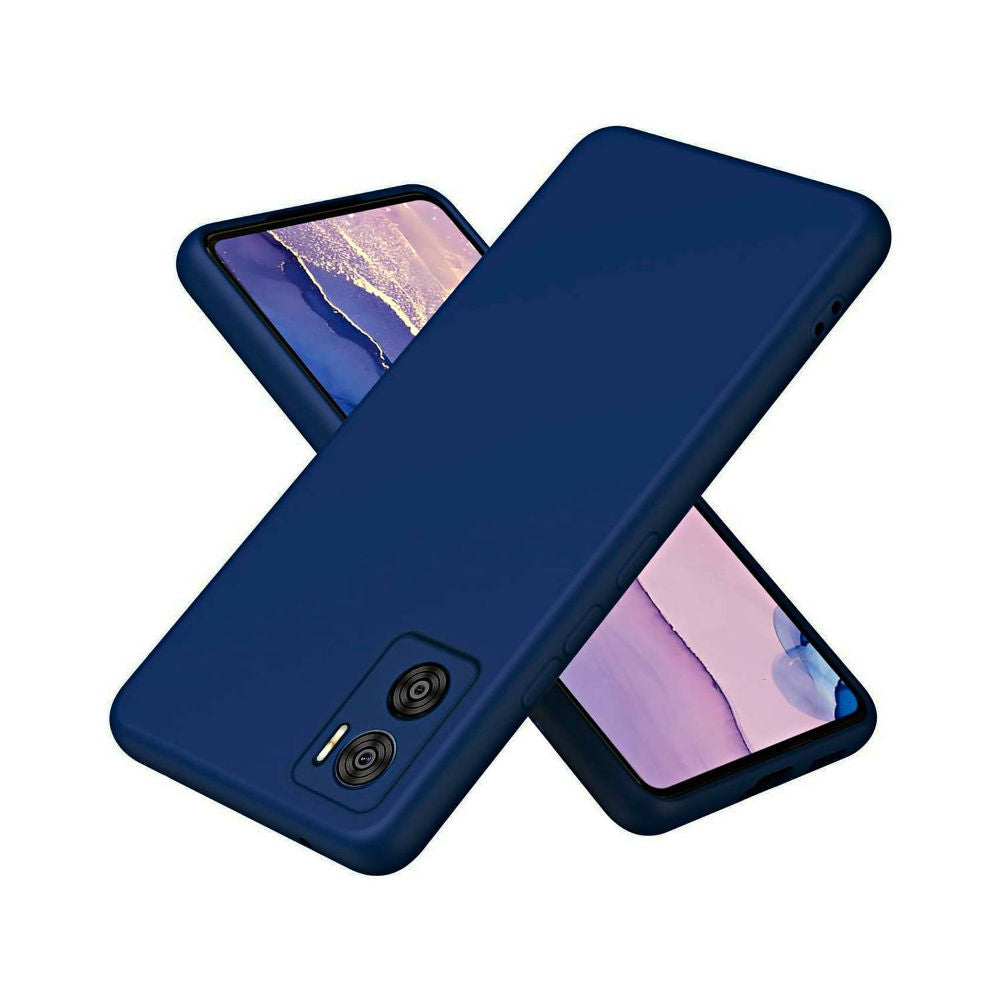 Funda para Motorola Moto E6S Soft Feeling Antishock Azul