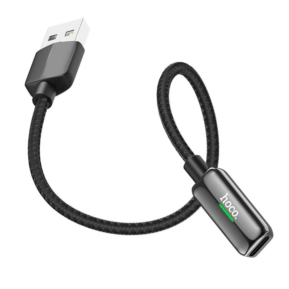 Adaptador 3 en 1 con entrada Lightning Hoco LS28 Negro