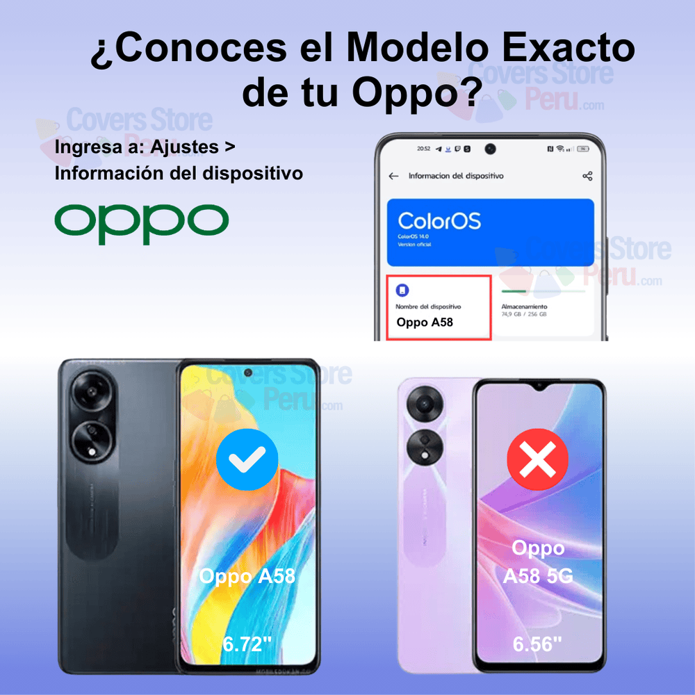 Mica Protector para Oppo A58 4G Vidrio Templado OG