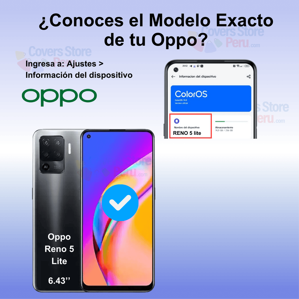 Mica Protector para Oppo Reno 5 Lite Vidrio Templado OG