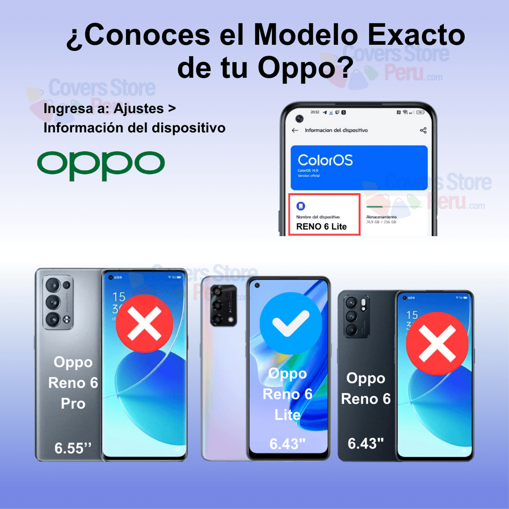 Mica Protector para Oppo Reno 6 Lite Vidrio Templado OG