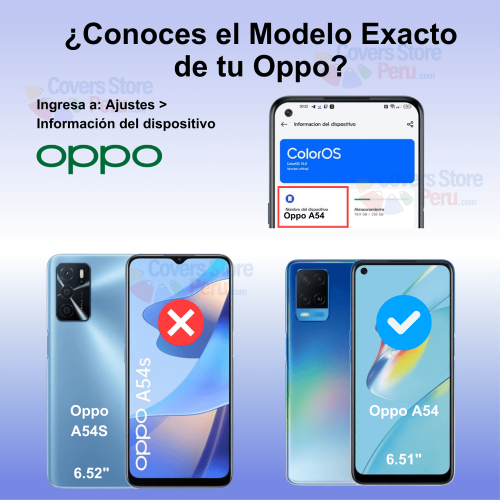 Mica Protector para Oppo A54 4G Vidrio Templado OG