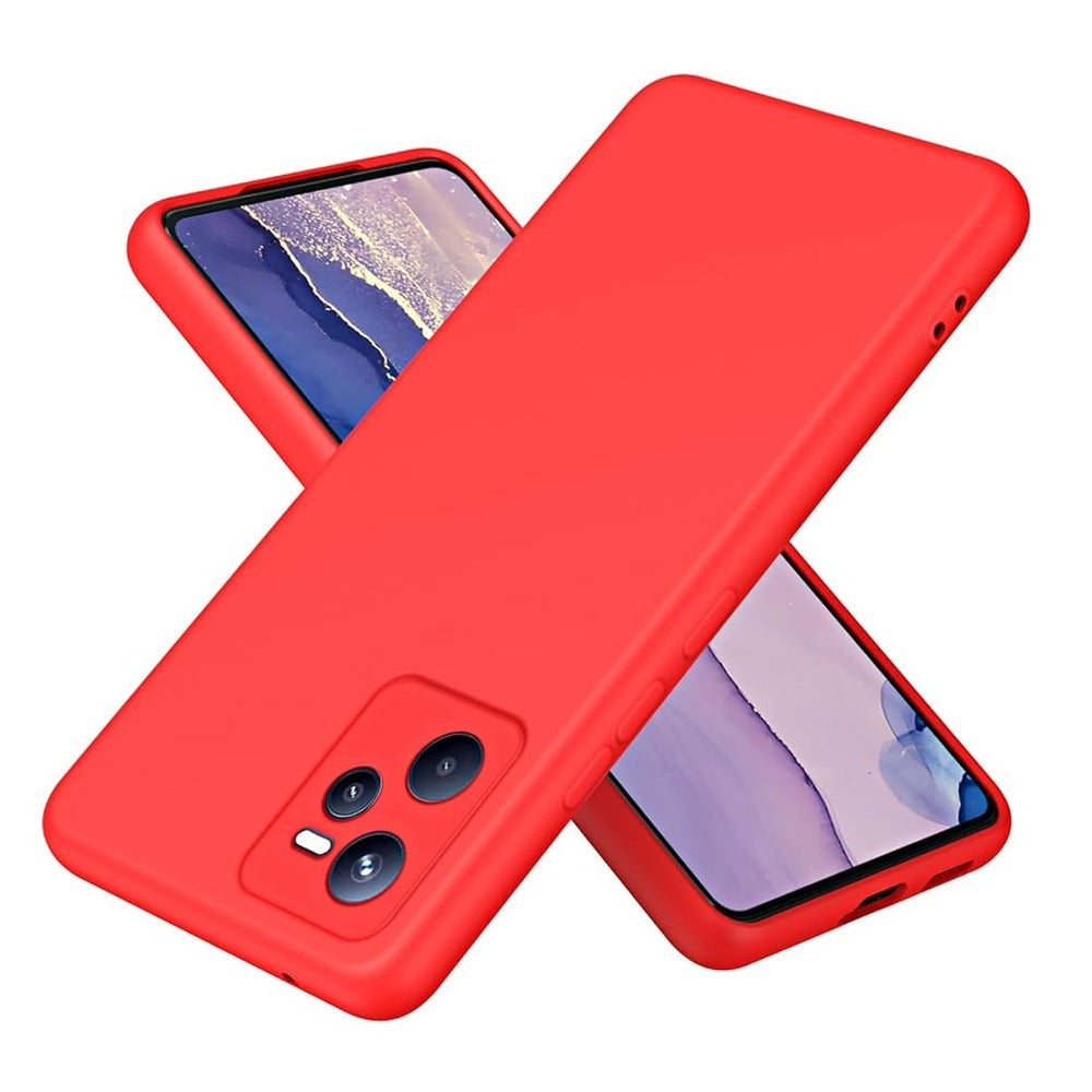 Funda para Realme C33 Soft Feeling Antishock Rojo