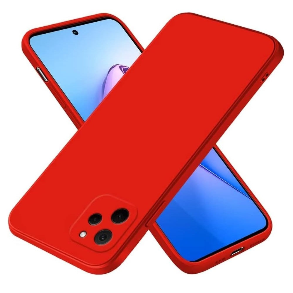 Funda para Huawei P60 Pro Soft Feeling Antishock Rojo