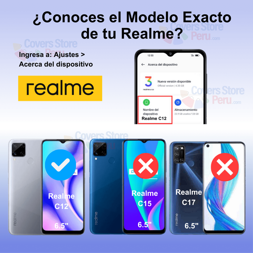 Mica Protector para Realme C12 Vidrio Templado OG Antishock