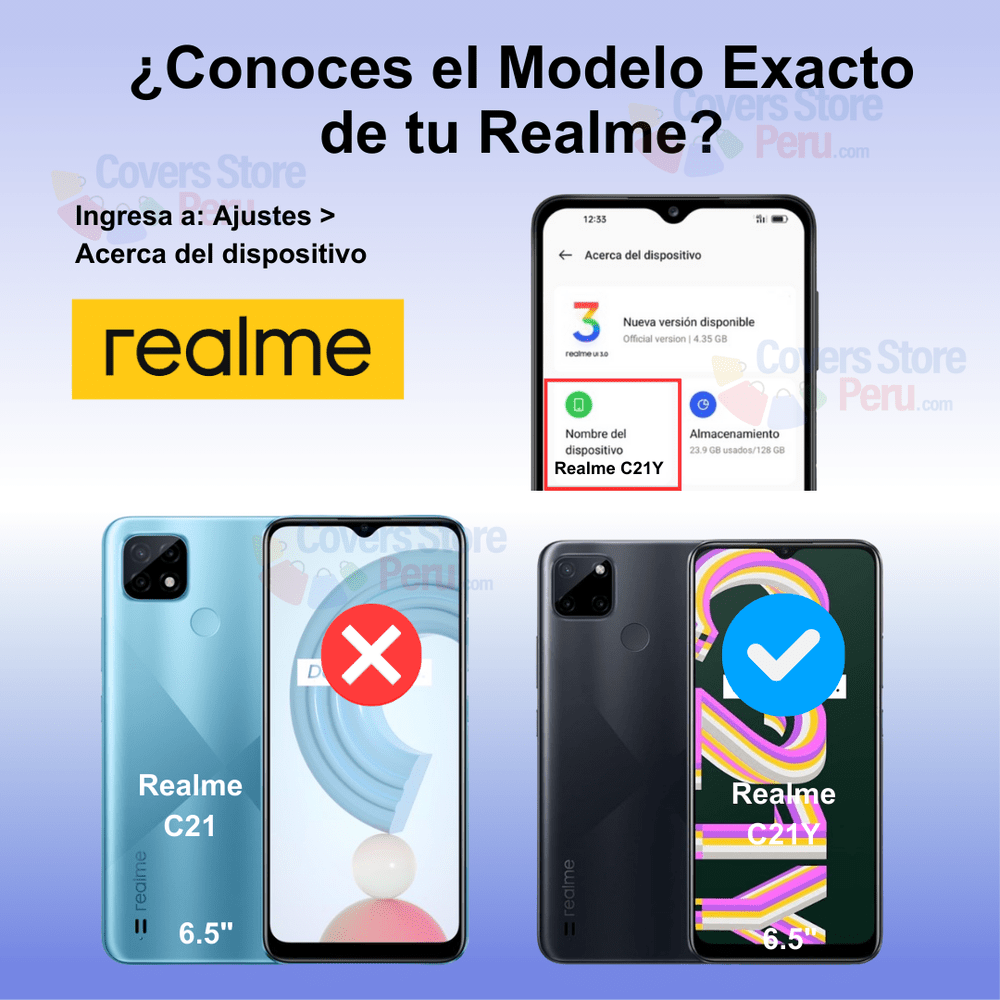 Mica Protector para Realme C21Y Vidrio Templado OG