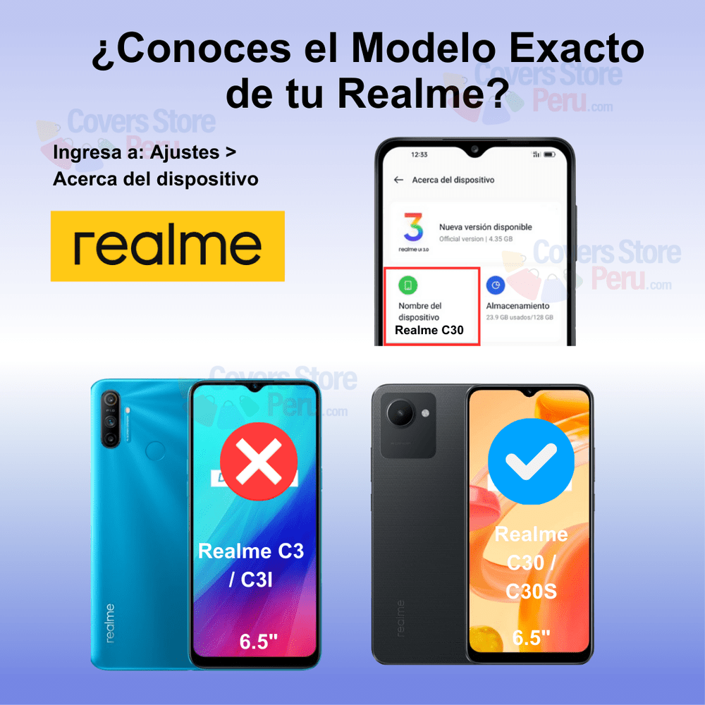 Mica Protector para Realme C30S Vidrio Templado OG