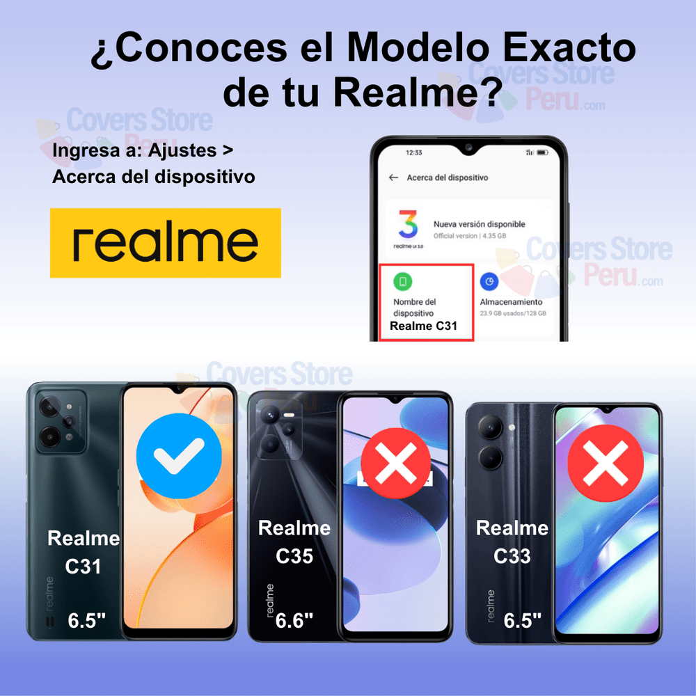 Mica Protector para Realme C31 Vidrio Templado OG Antishock