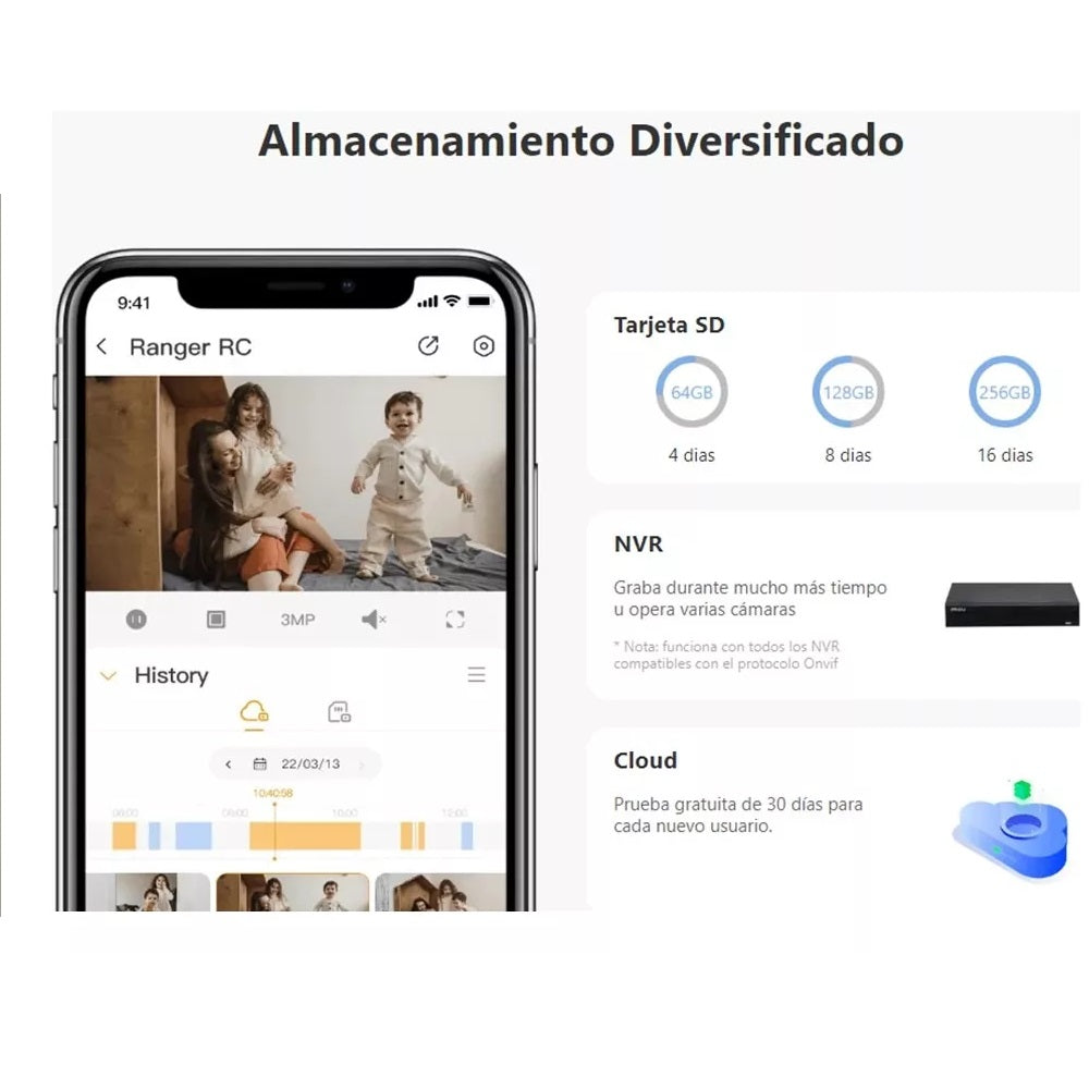 Camara de Seguridad Ranger RC De Interior 4MP IMOU Blanco