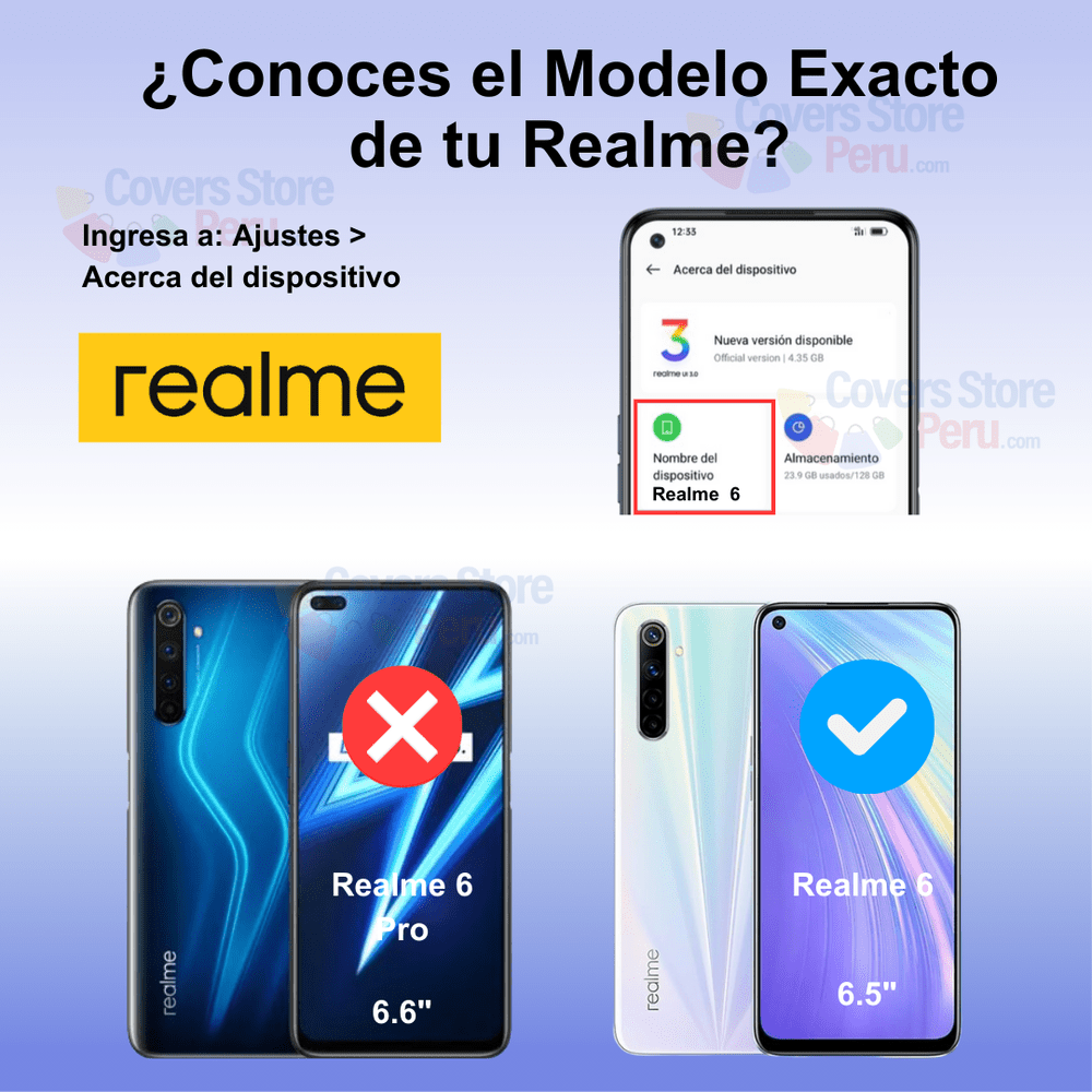 Mica Protector para Realme 6 Vidrio Templado OG Antishock