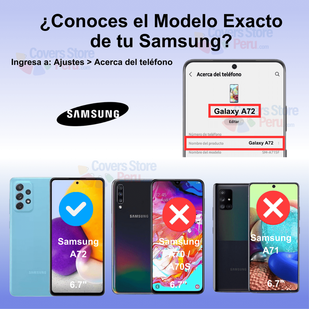 Mica Protector para Samsung A72 4G Vidrio Templado OG