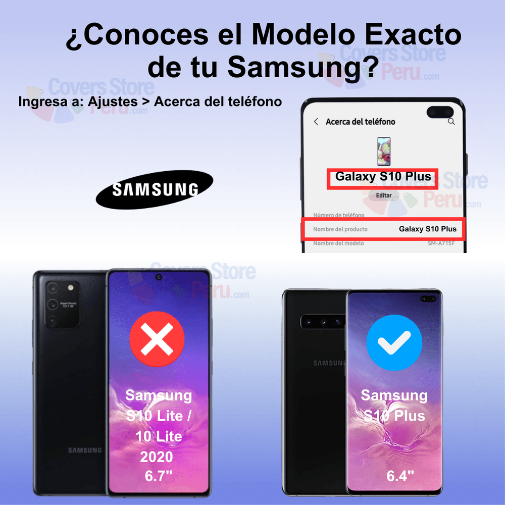 Mica Protector para Lente de Cámara de Samsung S10 Plus