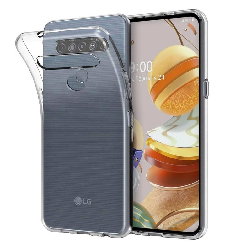 Funda Case para Lg K61 TPU 100% Transparente Antishock