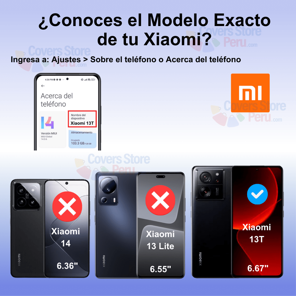 Mica para Xiaomi 13T Cerámica Anti-Espía Antishock