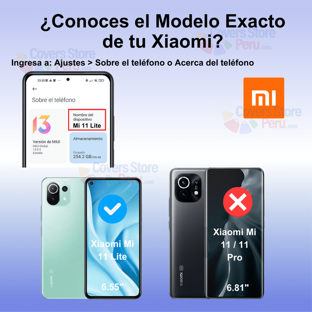 Mica Protector para Xiaomi Mi 11 Lite Vidrio Templado OG