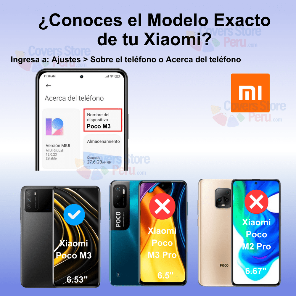 Mica para Xiaomi Poco M3 Protector 21D Antishock