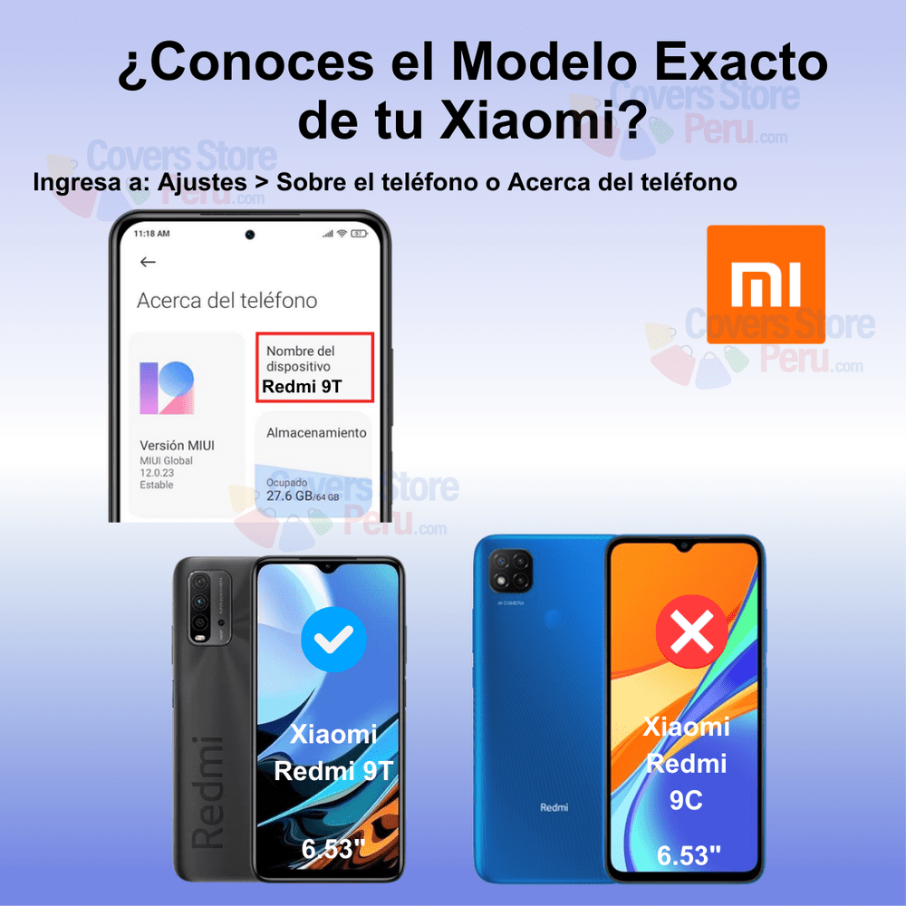 Mica Protector para Lente de Cámara de Xiaomi Redmi 9T