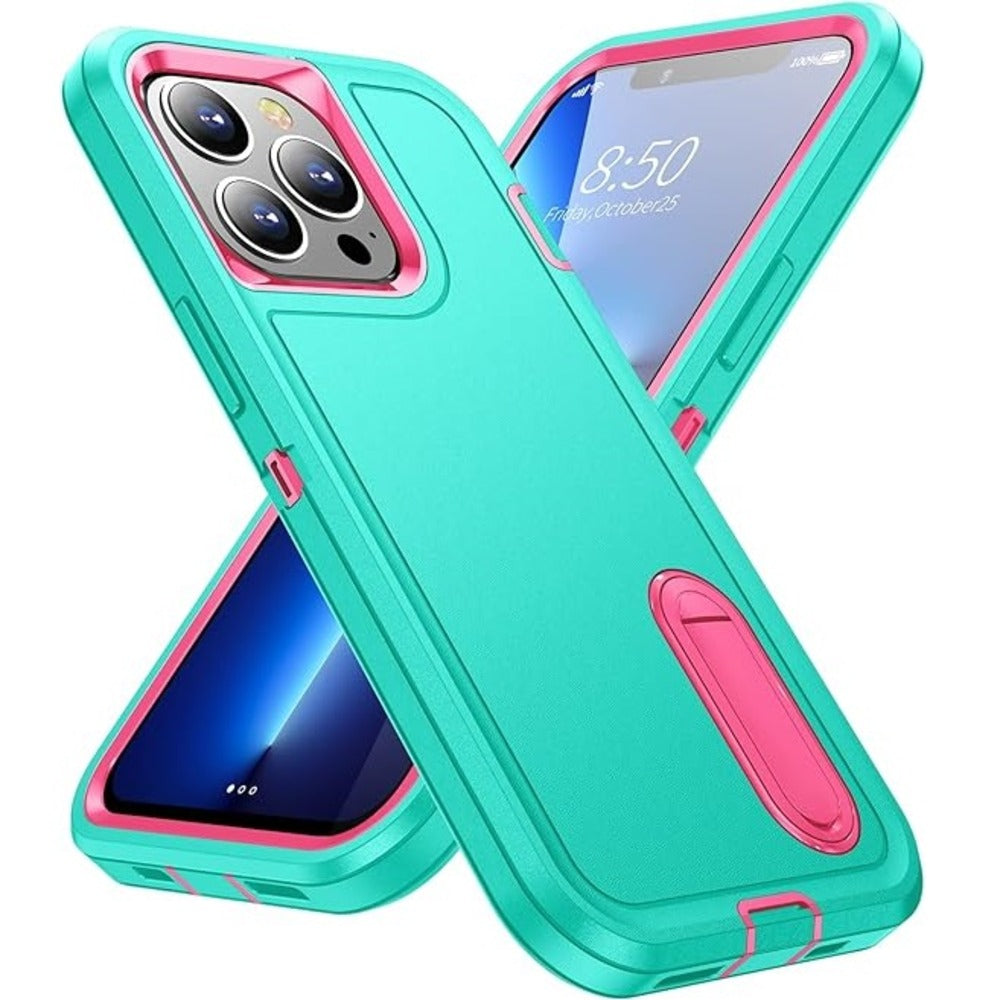 Funda para iPhone 12 Pro Adventure Extreme Celeste-Rosa