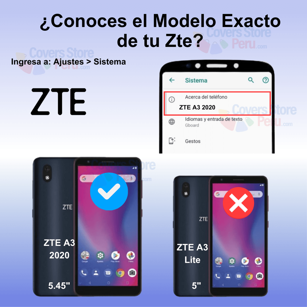 Mica para Zte A3 2020 Protector de Pantalla de Vidrio 9D