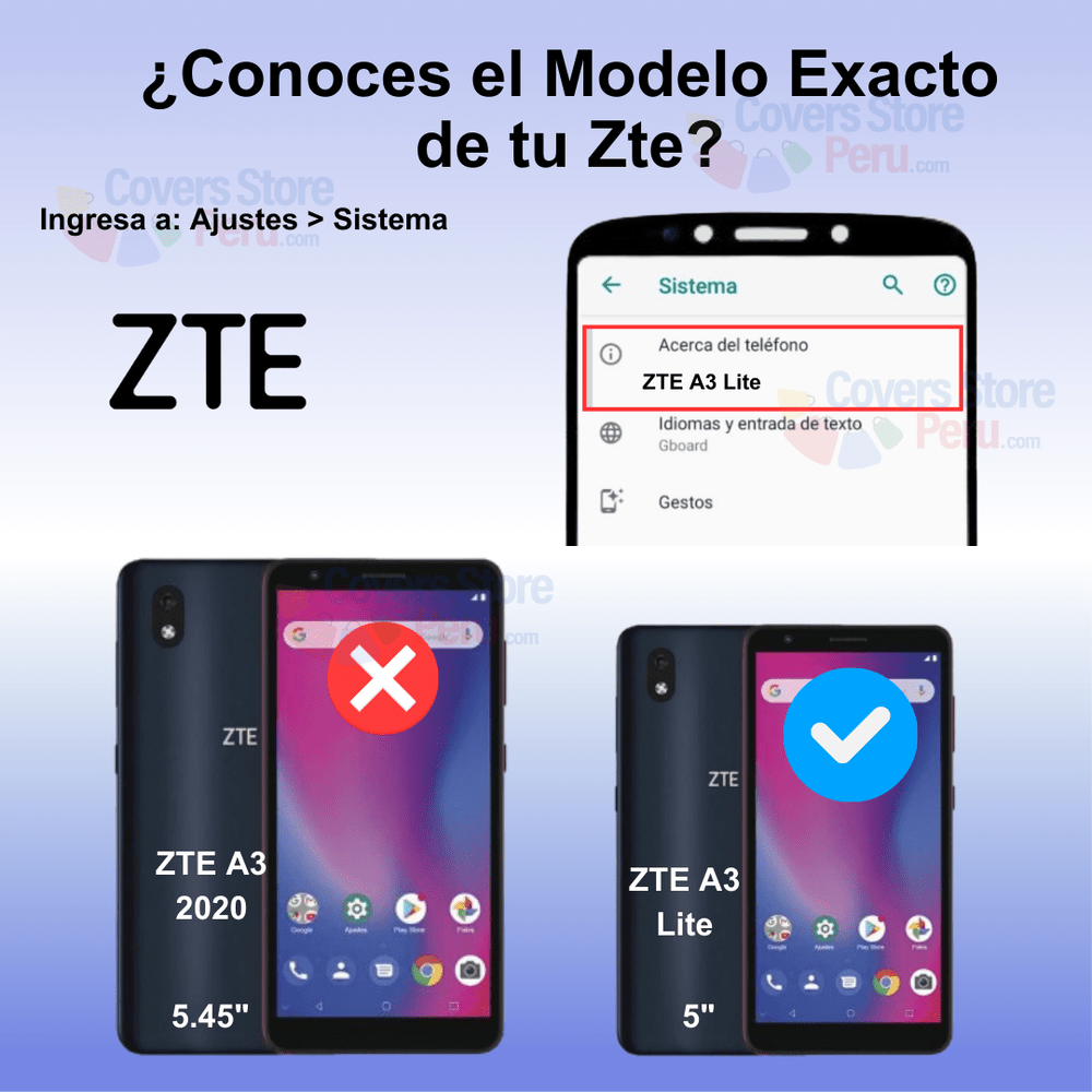 Mica para Zte A3 Lite Film Hydrogel Anti-Espía Antishock