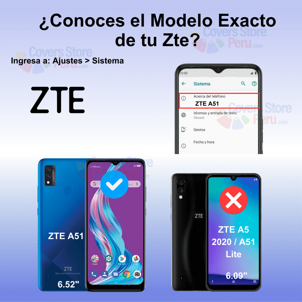 Mica para Zte A51 Cerámica Anti-Espía Antishock