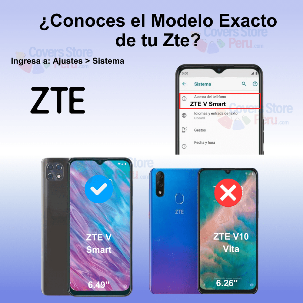 Mica para Zte V Smart Cerámica Anti-Espía Antishock