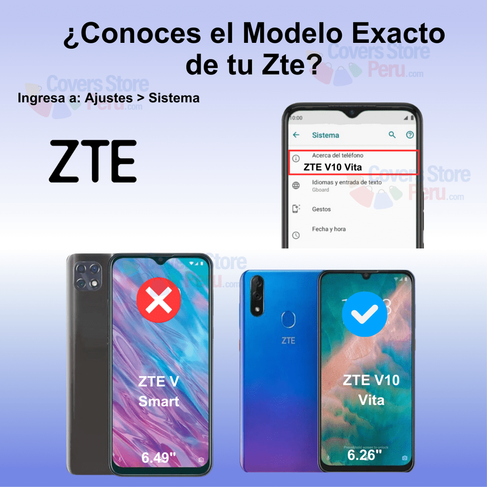 Mica para Zte V10 Vita Cerámica Anti-Espía Antishock