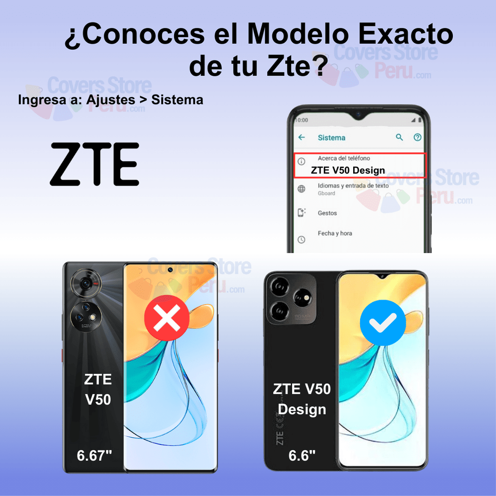 Mica Protector para Zte V50 Design Vidrio Templado OG