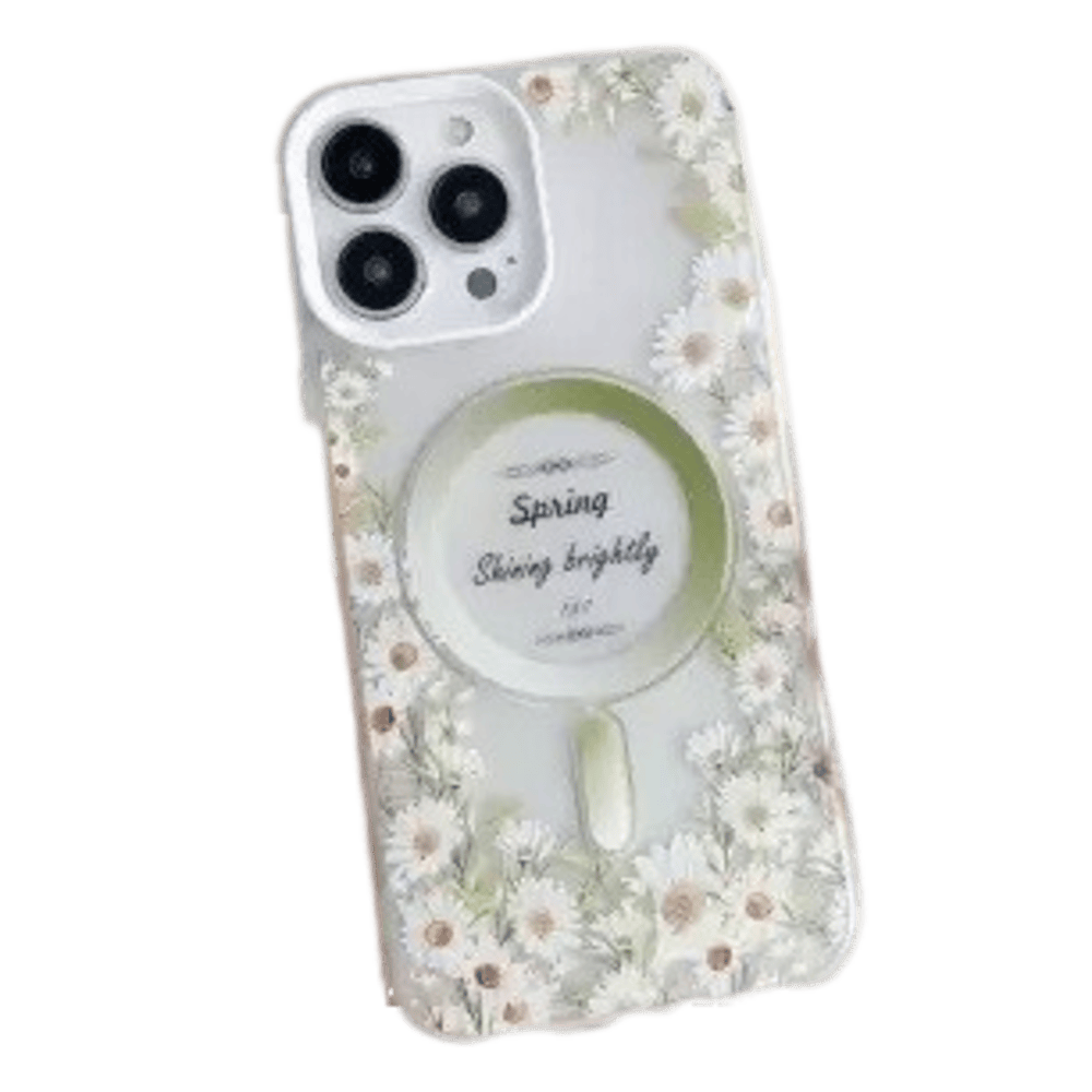 Funda para iPhone 11 Pro Max Magsafe Flower Green