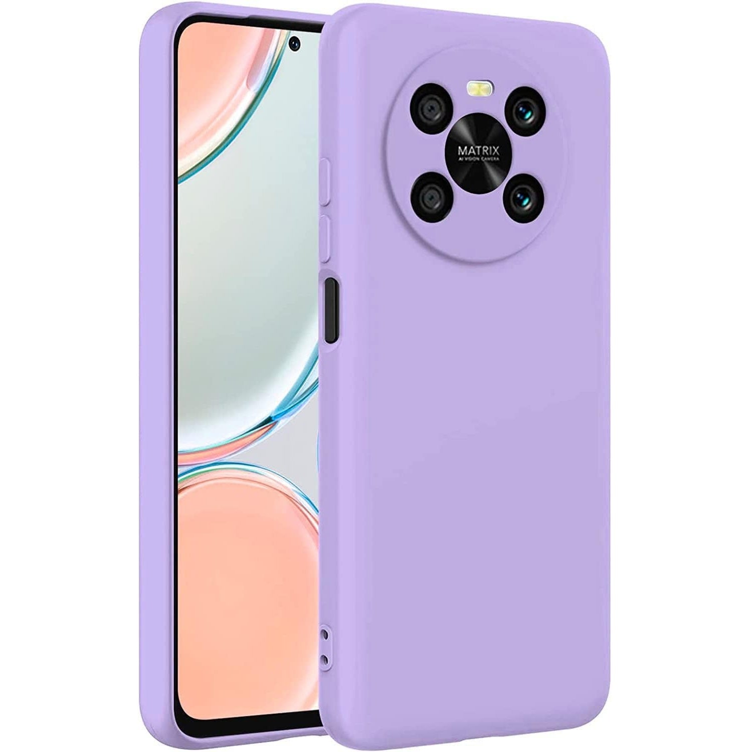 Funda para Honor 200 Pro Soft Feeling Antishock Lila