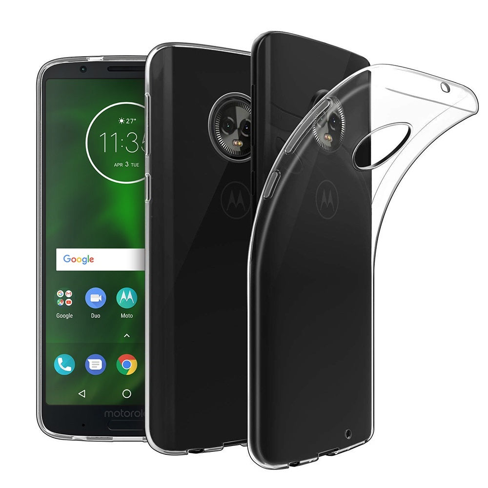 Funda Case para Motorola Moto G6 Plus TPU 100% Transparente