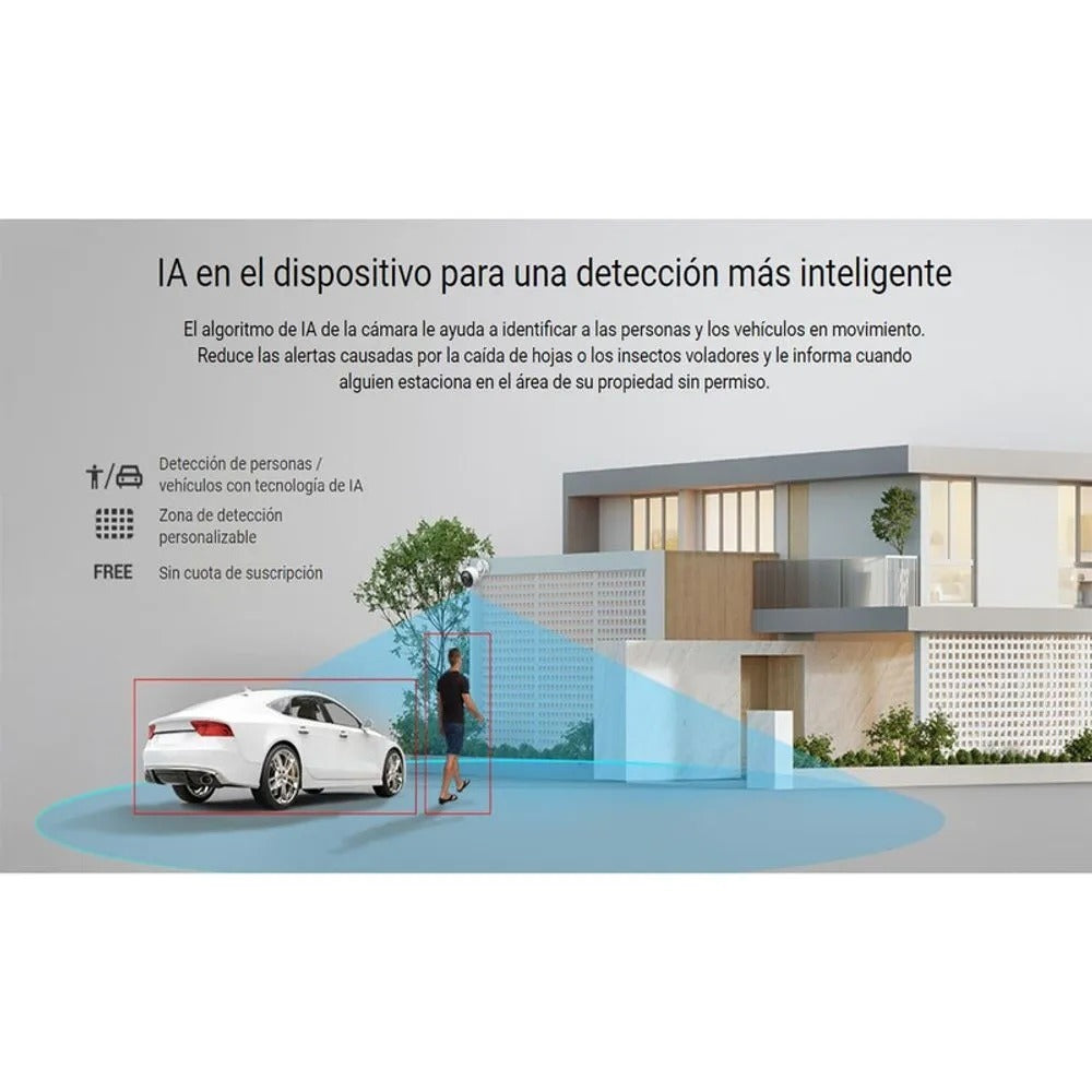 Cámara de Seguridad Wi-Fi Exterior Ezviz H3 2K