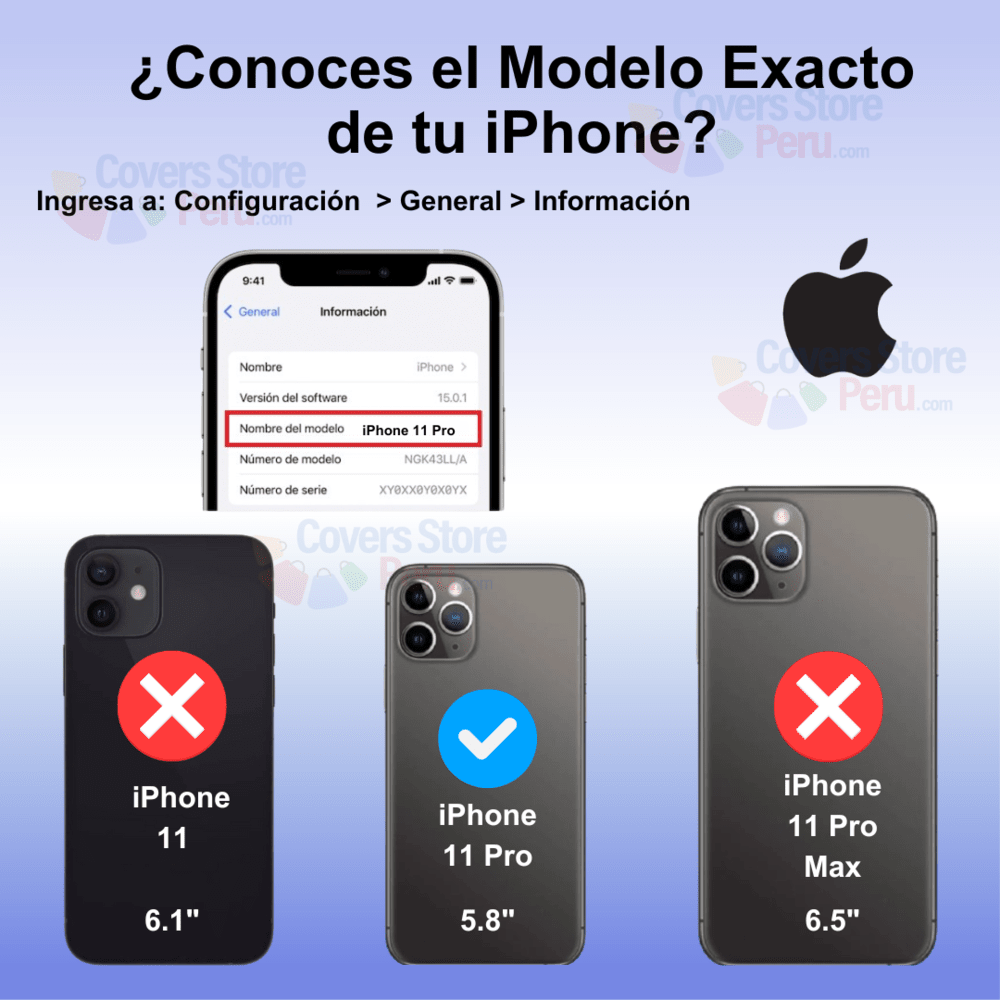 Mica Protector para Lente de Cámara de iPhone 11 Pro