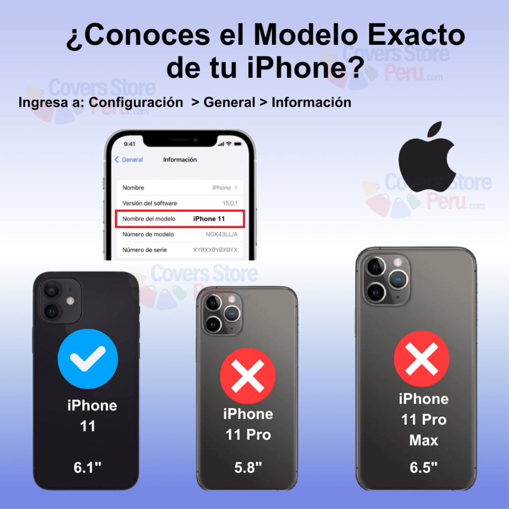 Mica Protector para Lente de Cámara de iPhone 11 Antishock