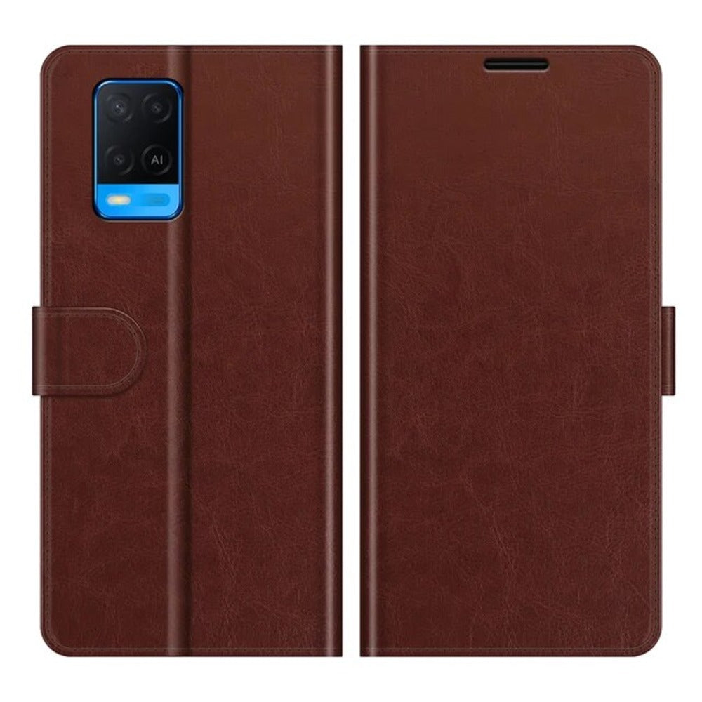 Funda Case para Samsung A01 FlipCover Marrón Antishock