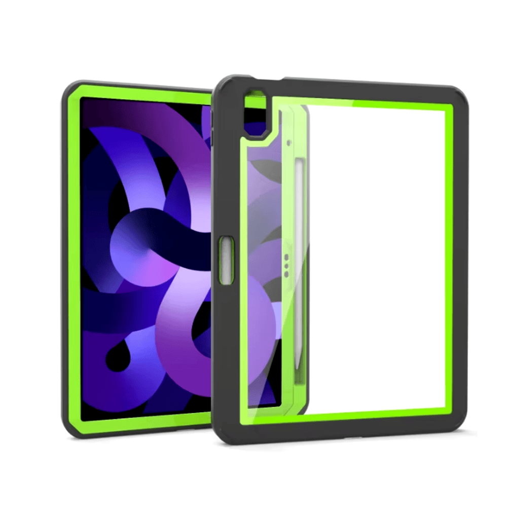 Funda para iPad 10ma Gen 10.9" Bumper 360° Verde Antishock