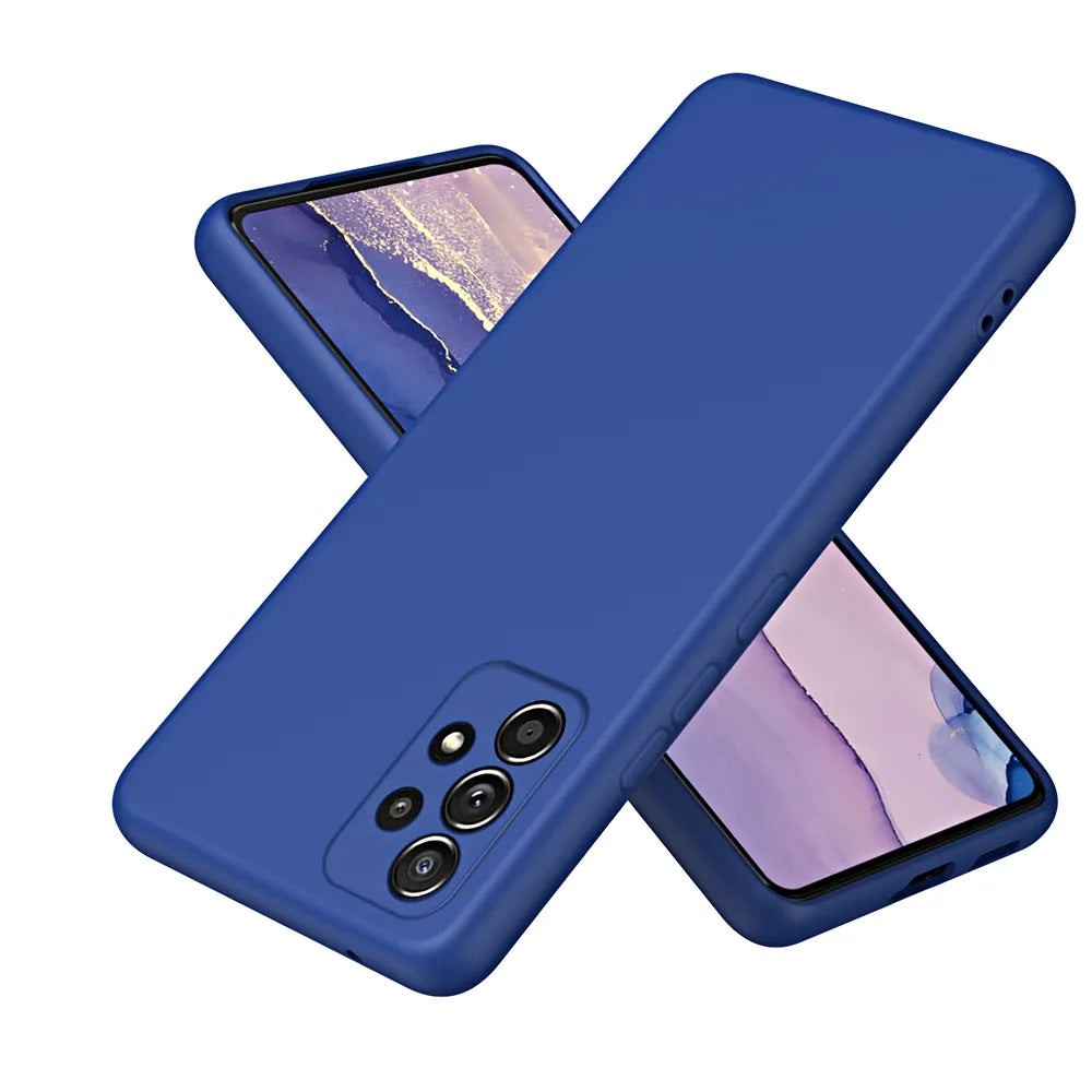 Funda para Samsung A05S Soft Feeling Antishock Azul