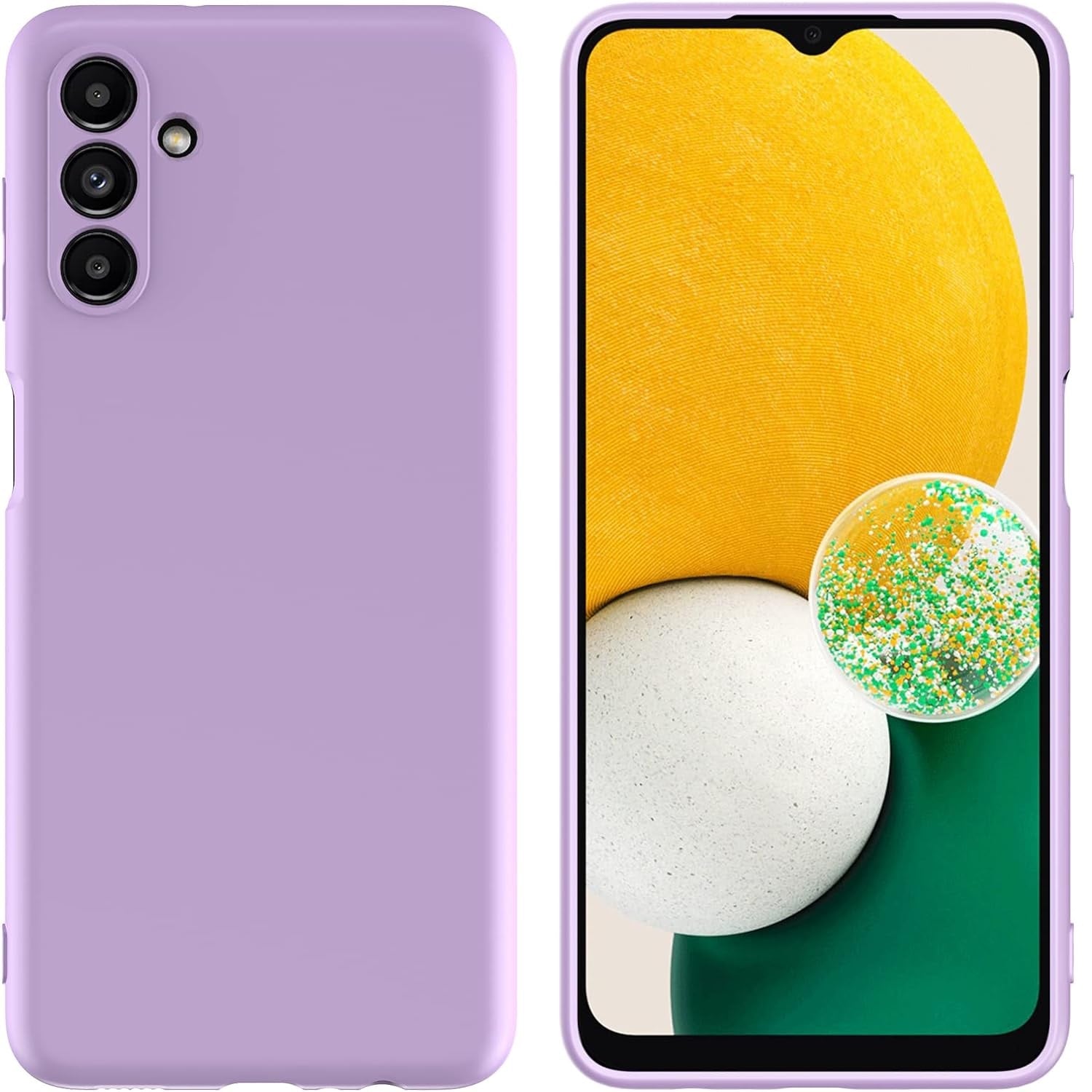 Funda para Tecno Spark 10 Pro Soft Feeling Antishock Lila