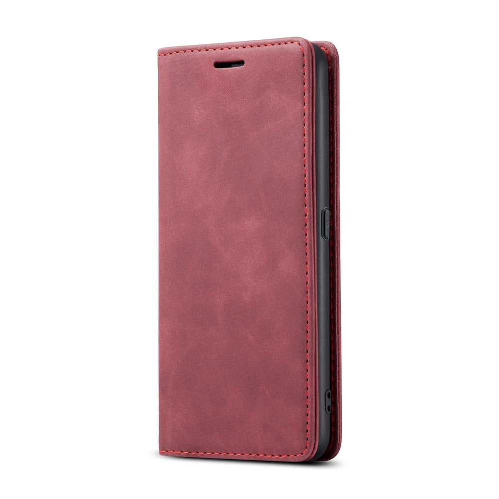 Funda Case para iPhone XS Flip Cover Guinda