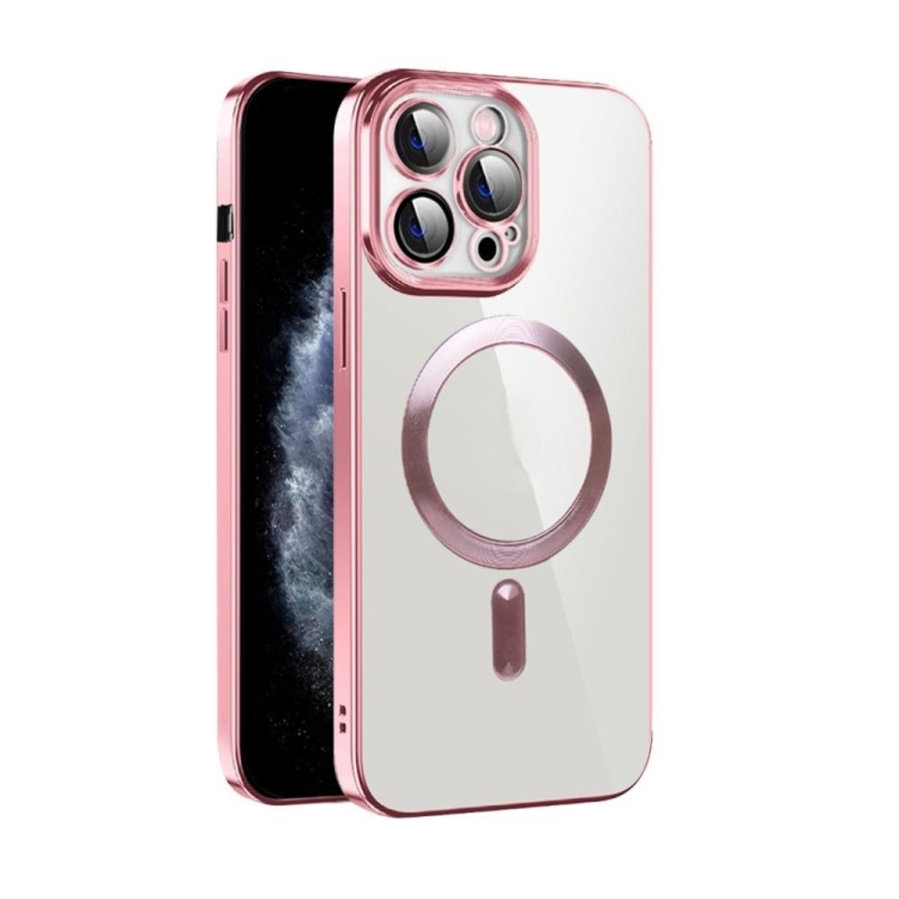 Funda para iPhone 15 Pro Magsafe + Protector Camara Rosa