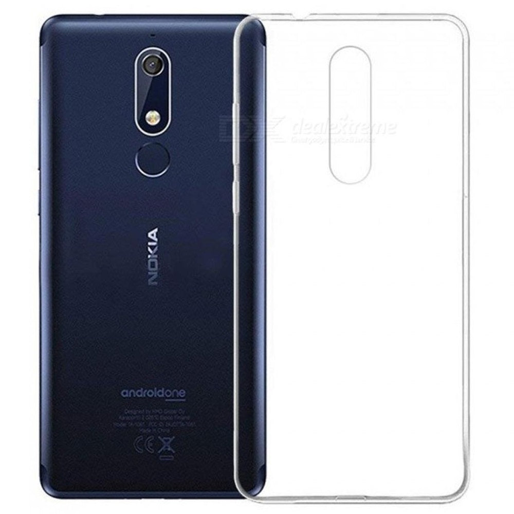 Funda Case para Nokia 5.1 TPU 100% Transparente Antishock