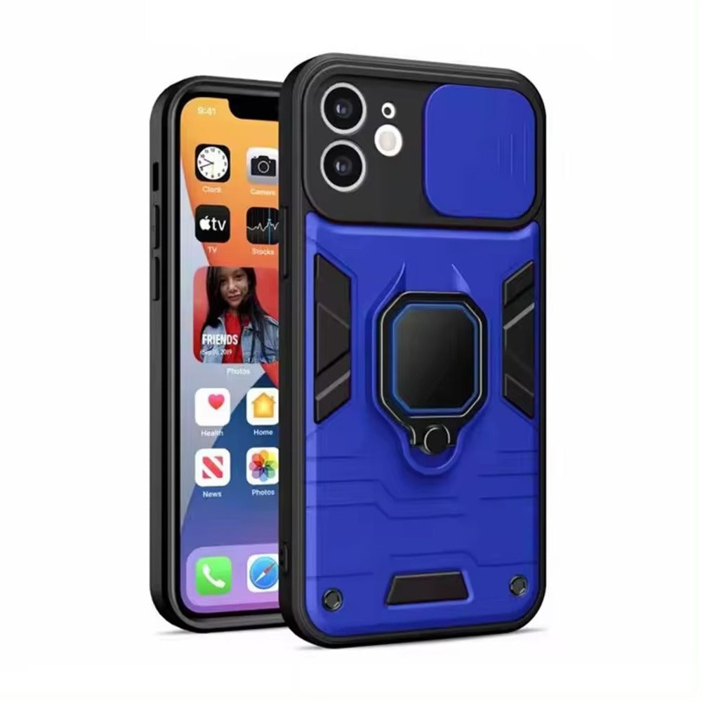 Funda para Xiaomi Redmi 9C New Robot Azul + Protector Cam