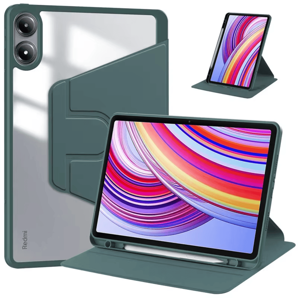 Funda para iPad 10.2" Magnética 360° + portalápiz Verde